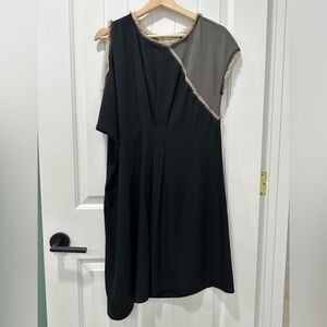 BCBGMAXAZRIA Runway Asymmetrical Hem Dress